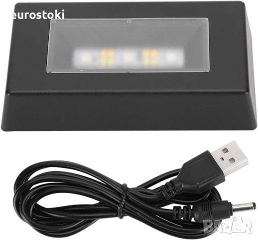 LED светлинна основа, многоцветна осветена стойка за показване на 3D кристално стъкло, снимка 3 - Други - 51546377