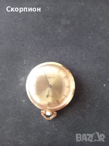 Джобен швейцарски часовник - ANKER - 17 рубина с позлата , снимка 6 - Мъжки - 41897367