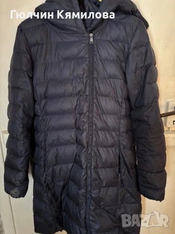 Черно дълго яке