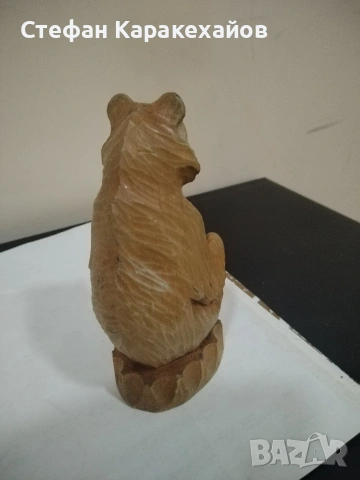 Дърворезба мечка , снимка 5 - Декорация за дома - 53613489
