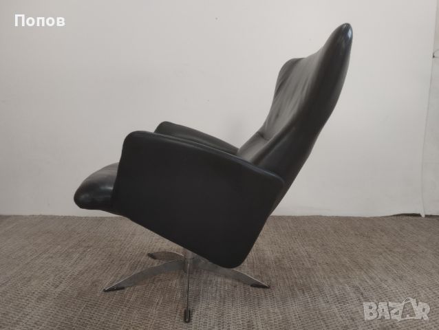 Hjort Knudsen – Кресло Opus – естествена кожа, снимка 9 - Дивани и мека мебел - 46419495
