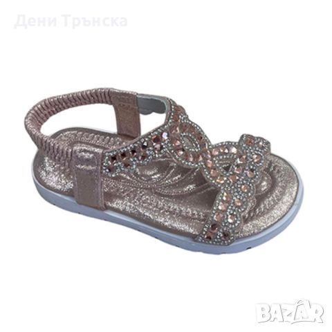 Детски сандали подходящи за момиче с блестящи акценти, снимка 2 - Детски обувки - 45235928