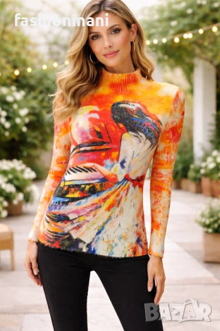 ДАМСКА БЛУЗА ОТ АНГОРА - код 1263, снимка 1