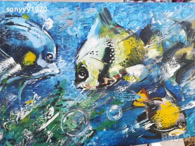 РИБИ-ГОЛЯМА КАРТИНА 1510251553, снимка 14 - Картини - 52064187
