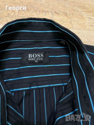 Мъжка риза Hugo Boss Размер XL, снимка 4 - Ризи - 46467324