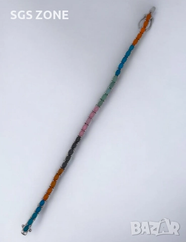 СРЕБЪРНА ГРИВНА С ОПАЛ, снимка 7 - Гривни - 52725496