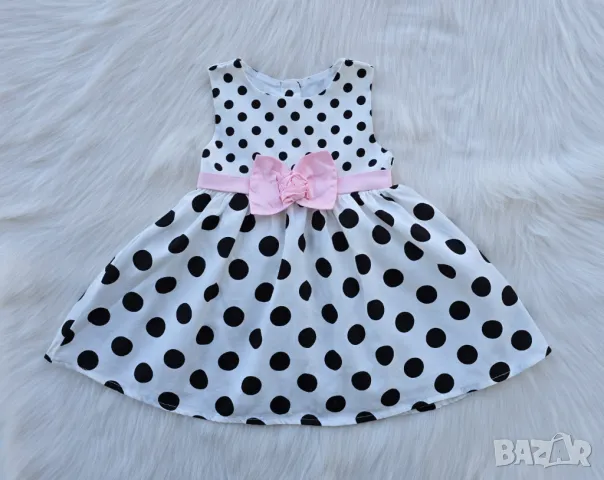 Детска рокля 9-12 месеца, снимка 2 - Бебешки рокли - 50032492