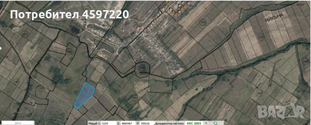 продавам поземлен имот с площ 10 001 кв.м в землището на град Долна баня, снимка 3 - Земеделска земя - 51742460