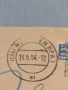Стар пощенски плик с марки и печати Октоберфест 1954г. Германия за КОЛЕКЦИЯ ДЕКОРАЦИЯ 26474, снимка 3