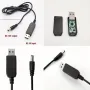 5V към 12V USB кабел за повишаване на напрежението, с жак 5,5 x 2,1 mm, снимка 2