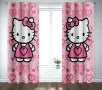 Комплект от 2 броя завеси с дизайн Hello Kitty 130/210, снимка 3