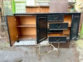 Дървен черен шкаф , снимка 2
