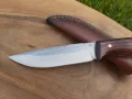 Висококачествен ловен нож D2,фултанг с кожена кания, снимка 3
