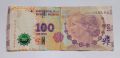 100 песос Аржентина Ева Перон Банкнота от Аржентина , снимка 2