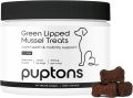 Puptons Лакомства за кучета със зеленоуста мида за болки в ставите, 600 mg, 90 лакомства , снимка 1