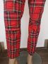 Дамски панталон G-Star RAW®  5622 3D MID BOYFRIEND MILK/POMPEIAN RED CHECK, размери W25;29  /288/, снимка 4