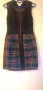 Рокля в шотландско каре, снимка 1