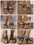 Дамски ежедневни ваканционни сандали с кръгли пръсти, 16цвята , снимка 1 - Сандали - 46001858