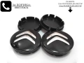 Капачки за джанти Citroen Ситроен черни деко тапи за джанти 52/55 55/60, снимка 3