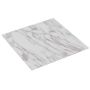 vidaXL Самозалепващи подови дъски от PVC, 5,11 м², бял мрамор(sku144872