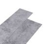 vidaXL PVC подови дъски 5,02 м² 2 мм самозалепващи циментово сиво(SKU:146558