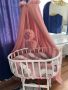Продавам детска здрава кошара , снимка 1 - Бебешки легла и матраци - 45284320