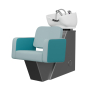 Измивна фризьорска колона Tor със седалка Odry - Turquoise, снимка 3