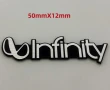 Алуминиеви емблеми за тонколони ”Infinity” - 55 мм./ 10 мм., снимка 1