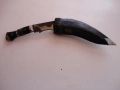 Стар нож кукри рог с кания , снимка 9