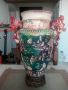 Антикварна,красива и уникална,китайска ваза.Подписана., снимка 1