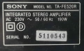 Продавам усилвател Sony TA-FE 520r, снимка 6