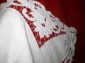 Ретро покривка -перде бяла рязана бродерия, снимка 5