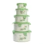 6054 Комплект кутии за храна с капак, 5 броя, снимка 2