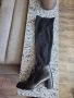 Дамски ботуши велур и кожа, снимка 5