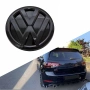 задна емблема черен гланц за VW Golf 7 MK7 110mm, снимка 1