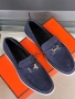 мокасини от естествен велур hermes , снимка 3