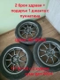 Продавам 17"×5×112 с гуми 225/50/17 ползвани на Пасат 6 , снимка 2