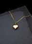 Сребърно колие с висулка във формата на сърце, подарък за любим човек, снимка 1 - Колиета, медальони, синджири - 45695976