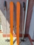 Детски ретро ски произведени в Германия с дължина 100 см и щеки 95 см  запазени, снимка 8