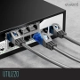 Ewent EW-5U-010 Cat 5e U/UTP Patch Cable 1 м – Сив мрежов кабел с RJ45 конектори за компютър и рутер, снимка 2