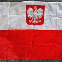 Знаме на Полша. 104х64 см, снимка 1 - Други ценни предмети - 44979008