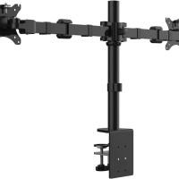 FLEXIMOUNTS D1D Full Motion с две рамена Подходяща за 10"-27" LCD компютърен монитор НОВО, снимка 5 - Други - 45426543