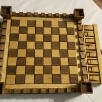 Шах дървен, ръчна изработка (Обновена с допълнение), снимка 3 - Шах и табла - 45557842