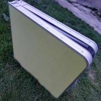 Сгъваема алуминиева къмпинг маса Сгъва се в формата на куфар.  Размери: дължина 120см Широчина 60см , снимка 4 - Къмпинг мебели - 45088497