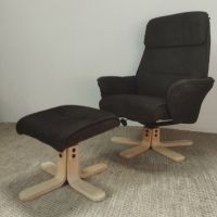 Комфортно скандинавско релакс кресло, снимка 9 - Дивани и мека мебел - 45687342