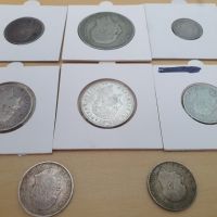 Български Сребърни монети 1 лев 2 лева 100 лева 50 стотинки , снимка 3 - Нумизматика и бонистика - 45353328