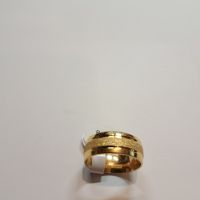 Невероятен дамски позлатен пръстен тип халка, снимка 3 - Пръстени - 45449607