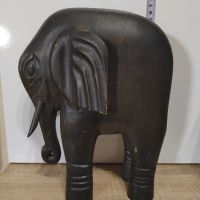 Дървена фигура на слон., снимка 1 - Декорация за дома - 45175572