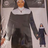 FIESTAS GUIRCA NUN Модна рокля на монахиня, костюм за възрастни жени, размер М, снимка 5 - Костюми - 45438511