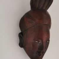 Африканска маска Бауле, снимка 4 - Антикварни и старинни предмети - 45725630